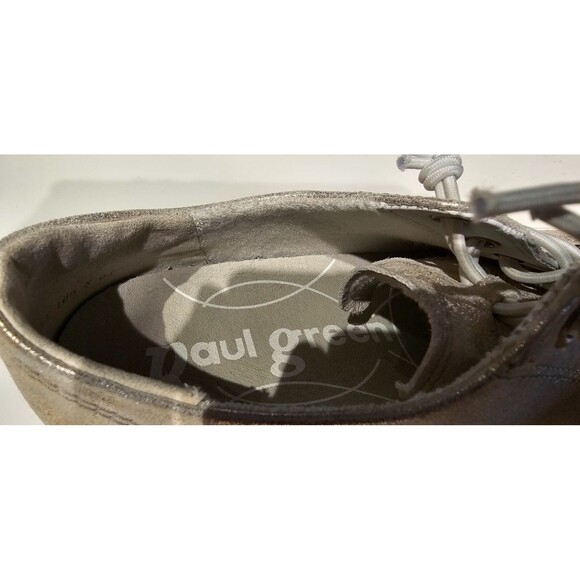 NEW Paul Green Bixby Suede Metallic Platform Sneaker Size UK 3 ( US 5.5) - Picture 6 of 9